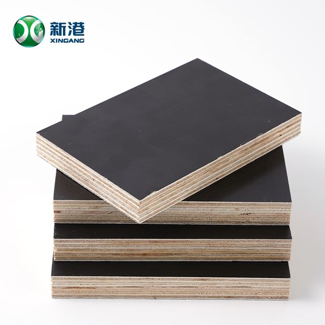18mm Wbp Melamine Glue Black Brown Film Faced Shuttering Plywood For Construction